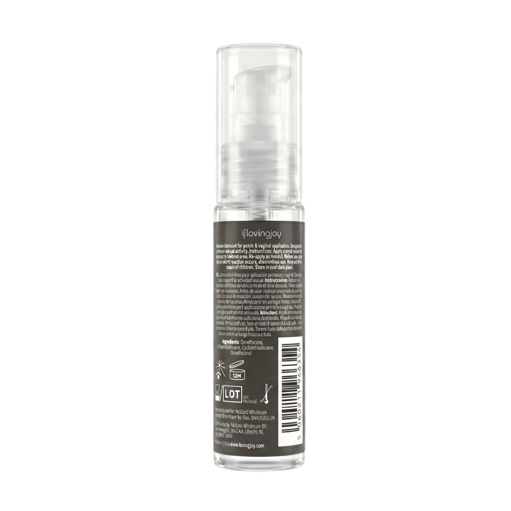 Loving joy silicone lubricant 30ml - lubricant peaches and screams