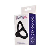 Loving joy silicone triple cock ring - cock rings peaches and screams