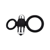 Loving joy silicone vibrating cock and ball ring - cock rings peaches and screams