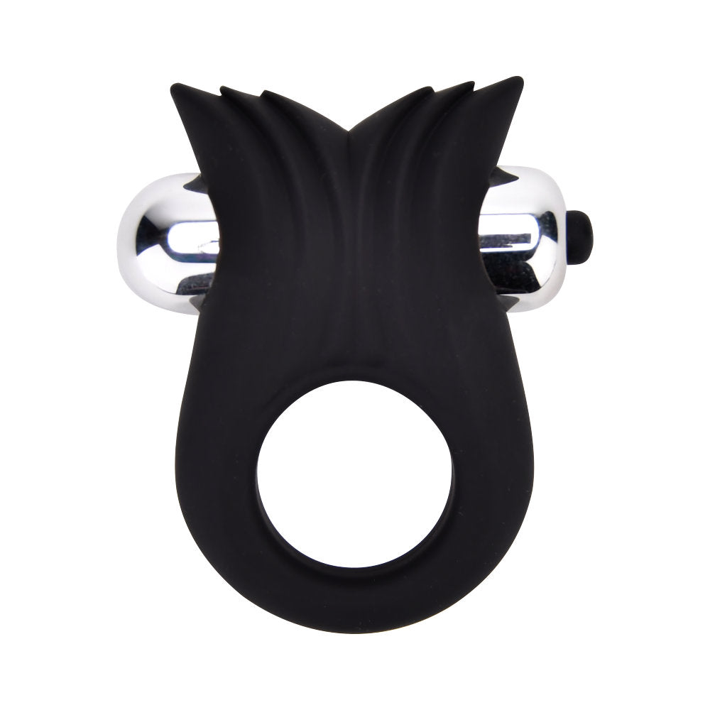 Loving joy silicone vibrating textured cock ring - cock rings peaches and screams