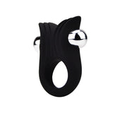 Loving joy silicone vibrating textured cock ring - cock rings peaches and screams