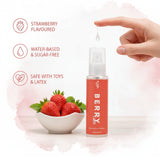 Loving joy strawberry flavoured lubricant 100ml - lubricant peaches and screams