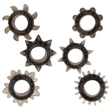 Loving joy textured cock ring set (6 pack) - cock rings peaches and screams