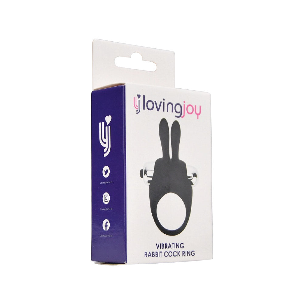 Loving joy vibrating rabbit cock ring - cock rings peaches and screams