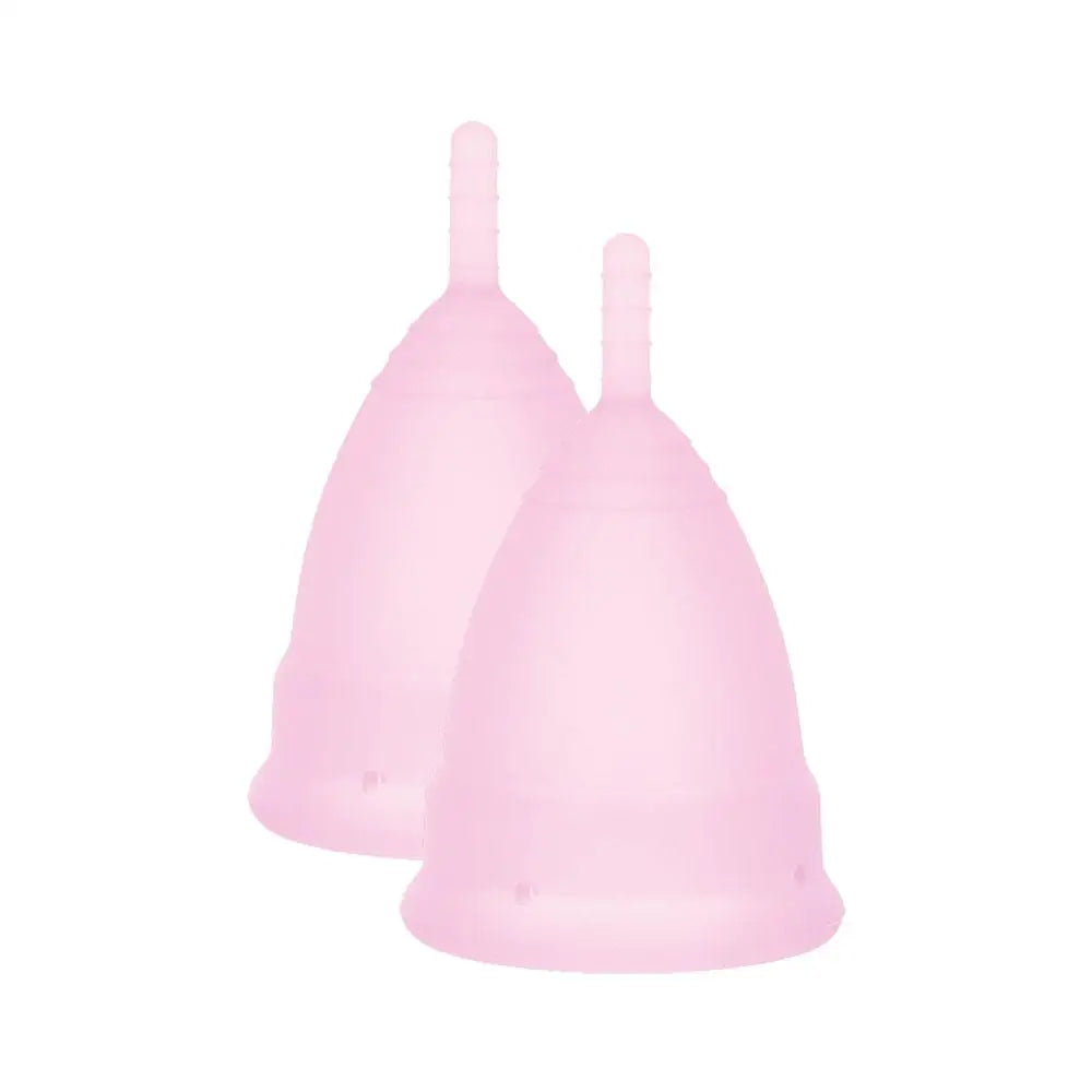 Mae b intimate health 2 small pink menstrual cups - peaches and screams
