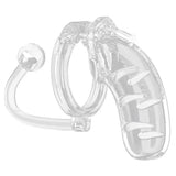 Man cage 11 clear male chastity cage with anal butt plug - peaches and screams
