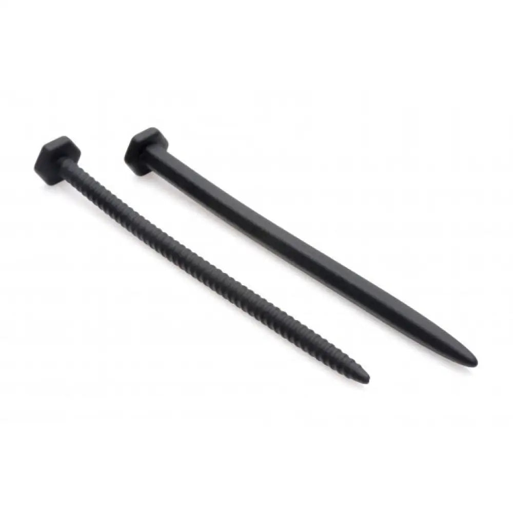 Master series black hardware nail and screw sounds 6 inch - peaches and screams