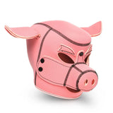 Master series swine neoprene hood for fetish roleplay - peaches and screams
