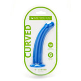 Me you us 6 inch curved silicone dildo for g spot pleasure - peaches and screams