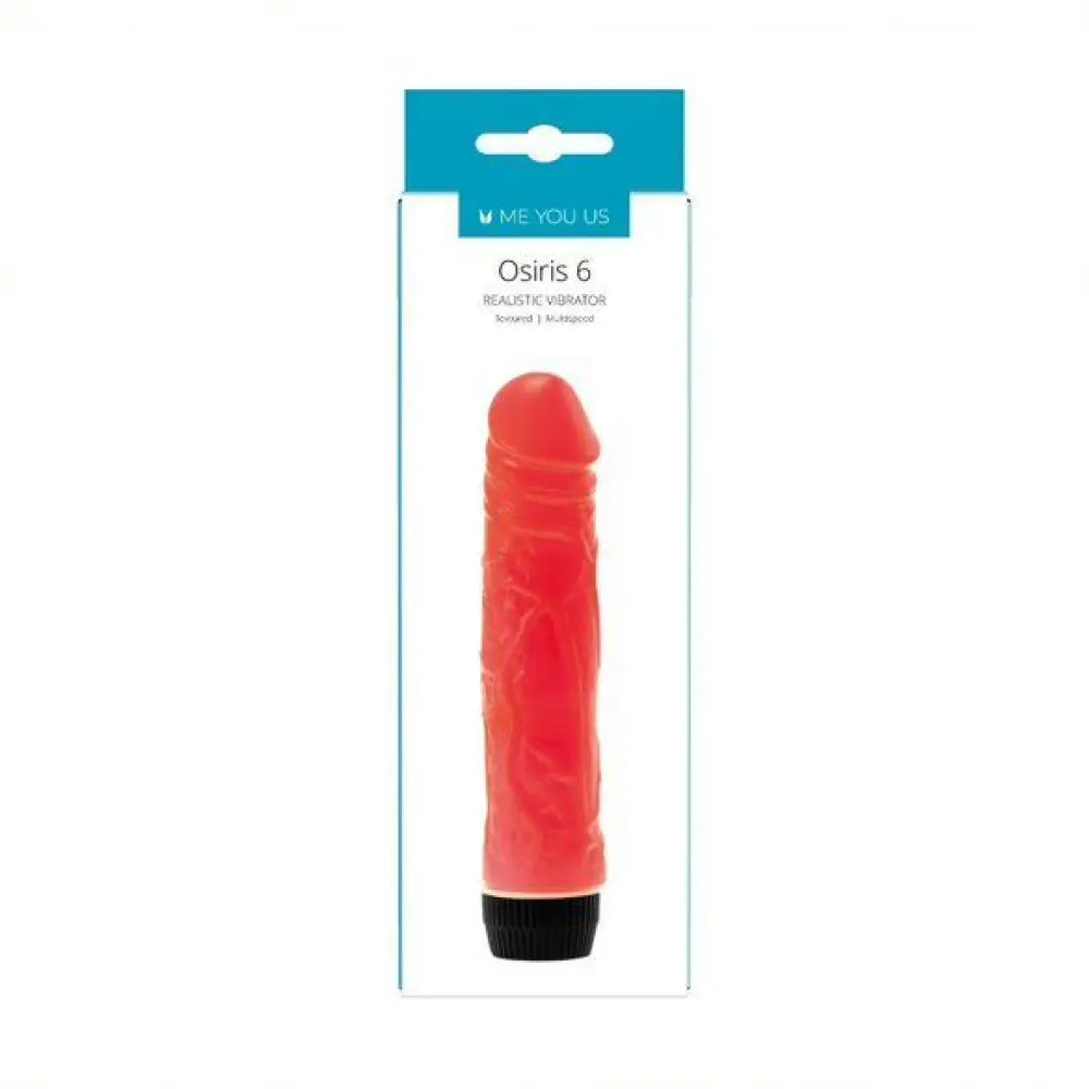 Me you us 6 inch realistic feel pink dildo vibrator - peaches and screams