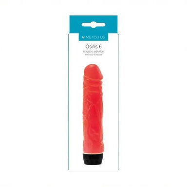 Me You Us 6-inch Realistic Feel Pink Dildo Vibrator - Peaches and Screams