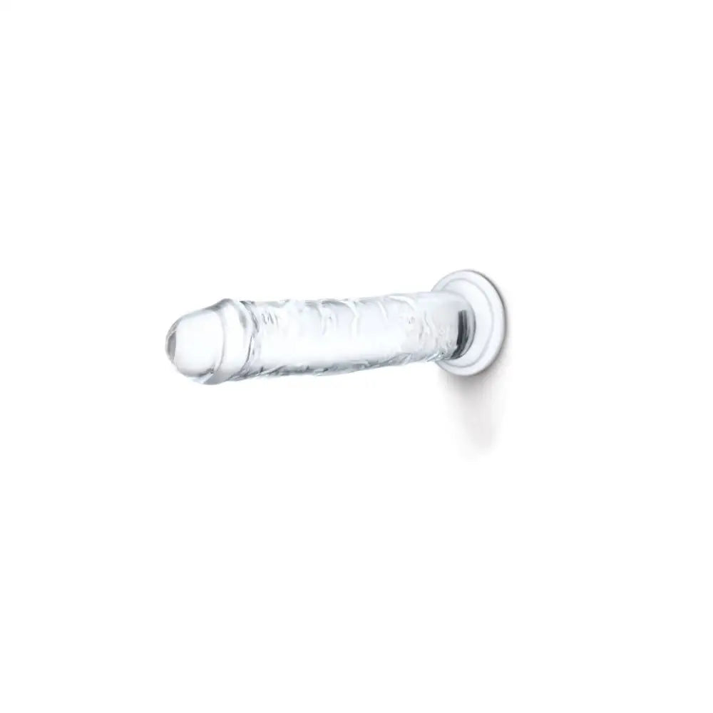 Me you us 7 inch rubber clear penis dildo with suction cup - peaches and screams