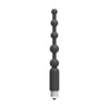 Me you us 8 inch silicone black vibrating anal beads - peaches and screams