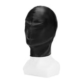 Me you us full coverage leather black bondage hood - peaches and screams
