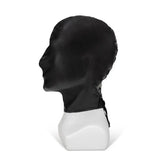 Me you us full coverage leather black bondage hood - peaches and screams