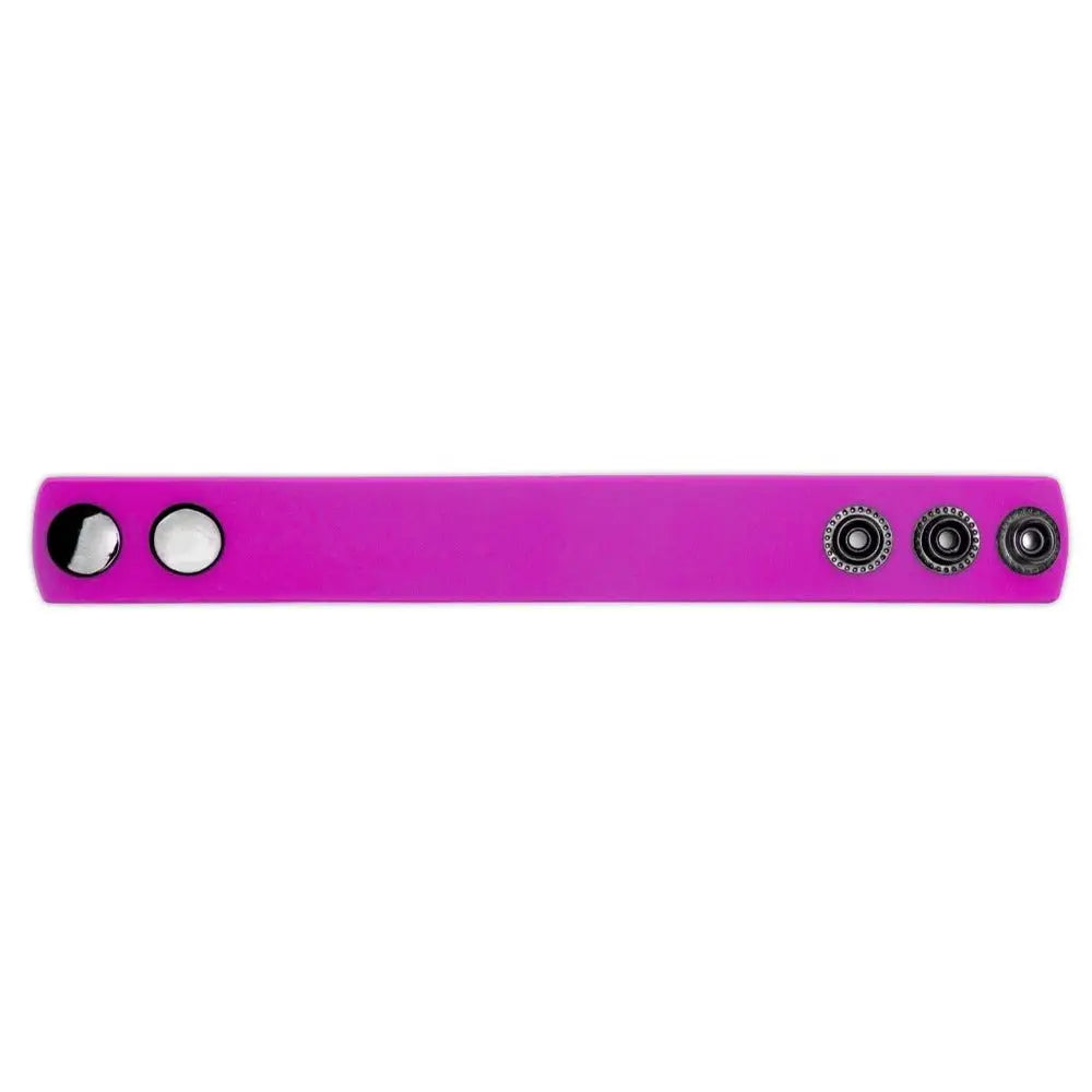 Me you us purple silicone cock strap for adjustable support - peaches and screams