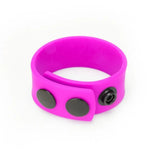 Me you us purple silicone cock strap for adjustable support - peaches and screams