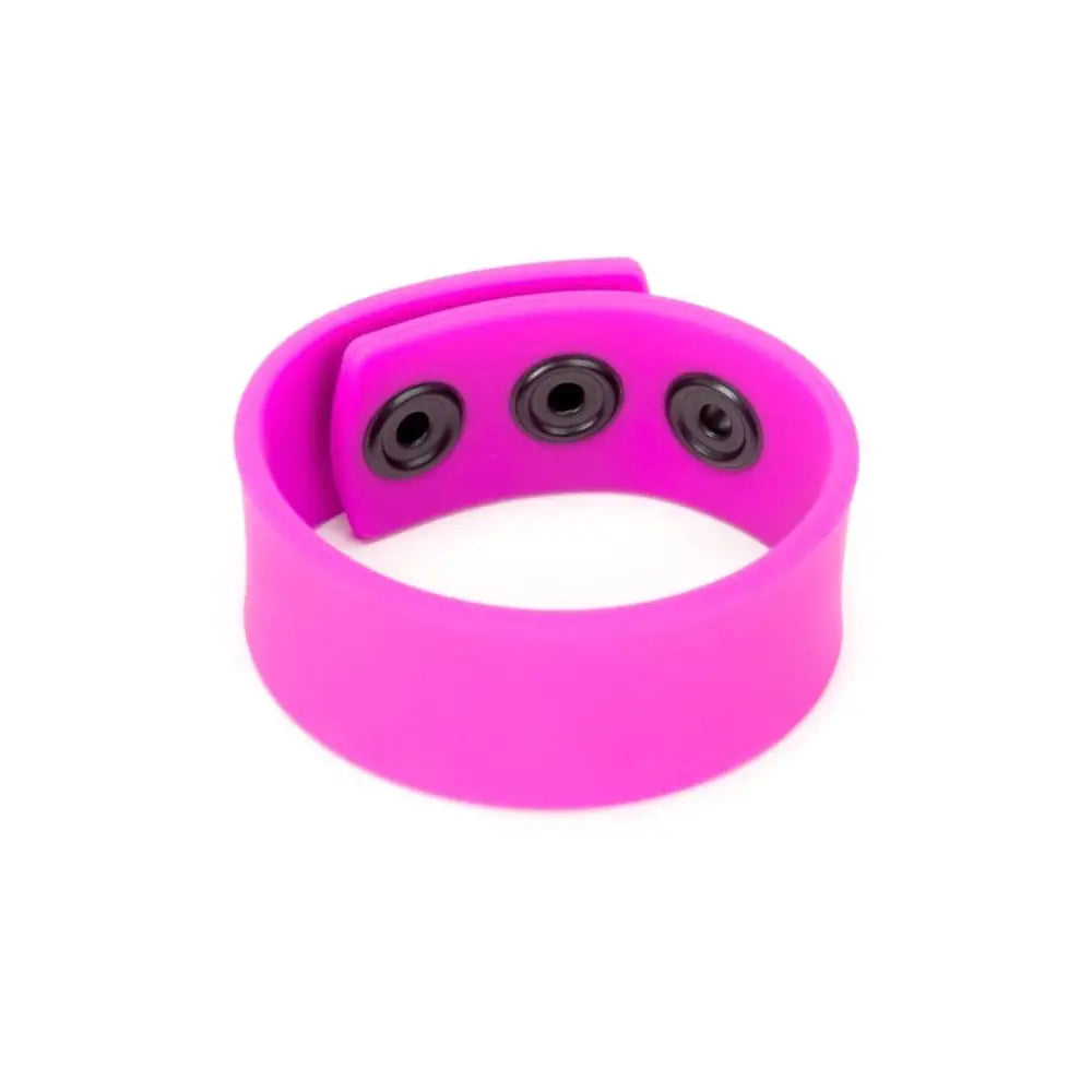Me you us purple silicone cock strap for adjustable support - peaches and screams
