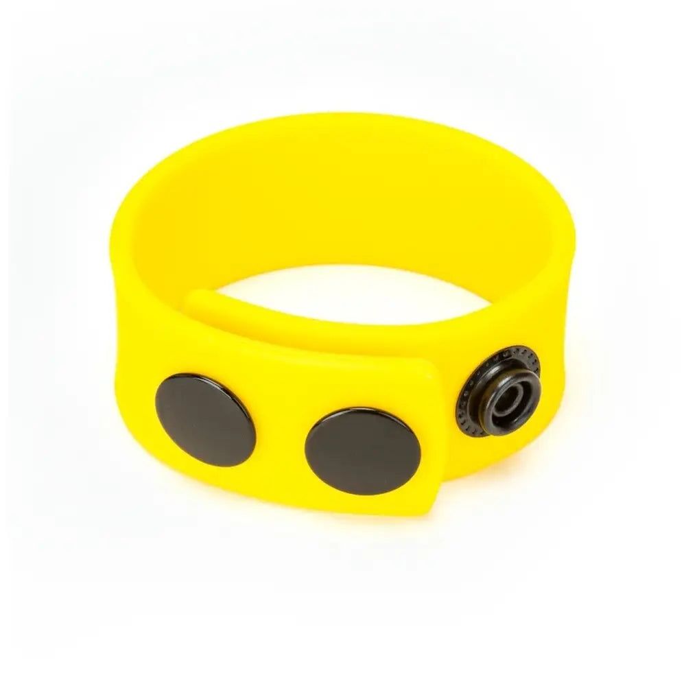 Me you us yellow silicone cock strap for stamina - peaches and screams