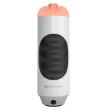 Mega grip pussy stroker vibrating masturbator 6 inch - peaches and screams