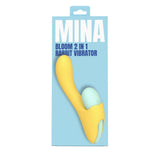 Mina bloom 2 in 1 rabbit vibrator with external stimulator - rabbit vibrators peaches and screams