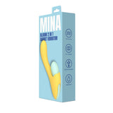 Mina bloom 2 in 1 rabbit vibrator with external stimulator - rabbit vibrators peaches and screams