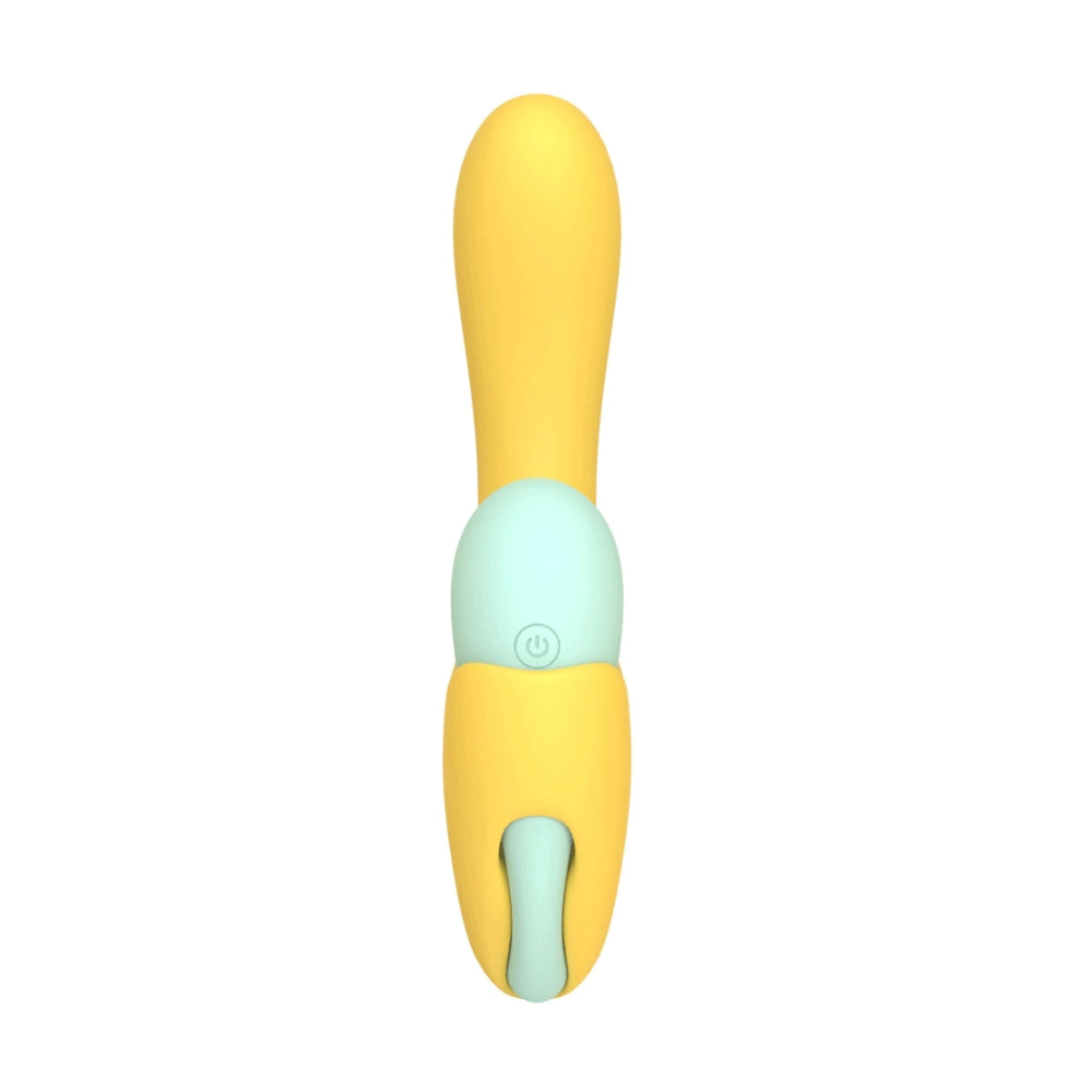 Mina bloom 2 in 1 rabbit vibrator with external stimulator - rabbit vibrators peaches and screams