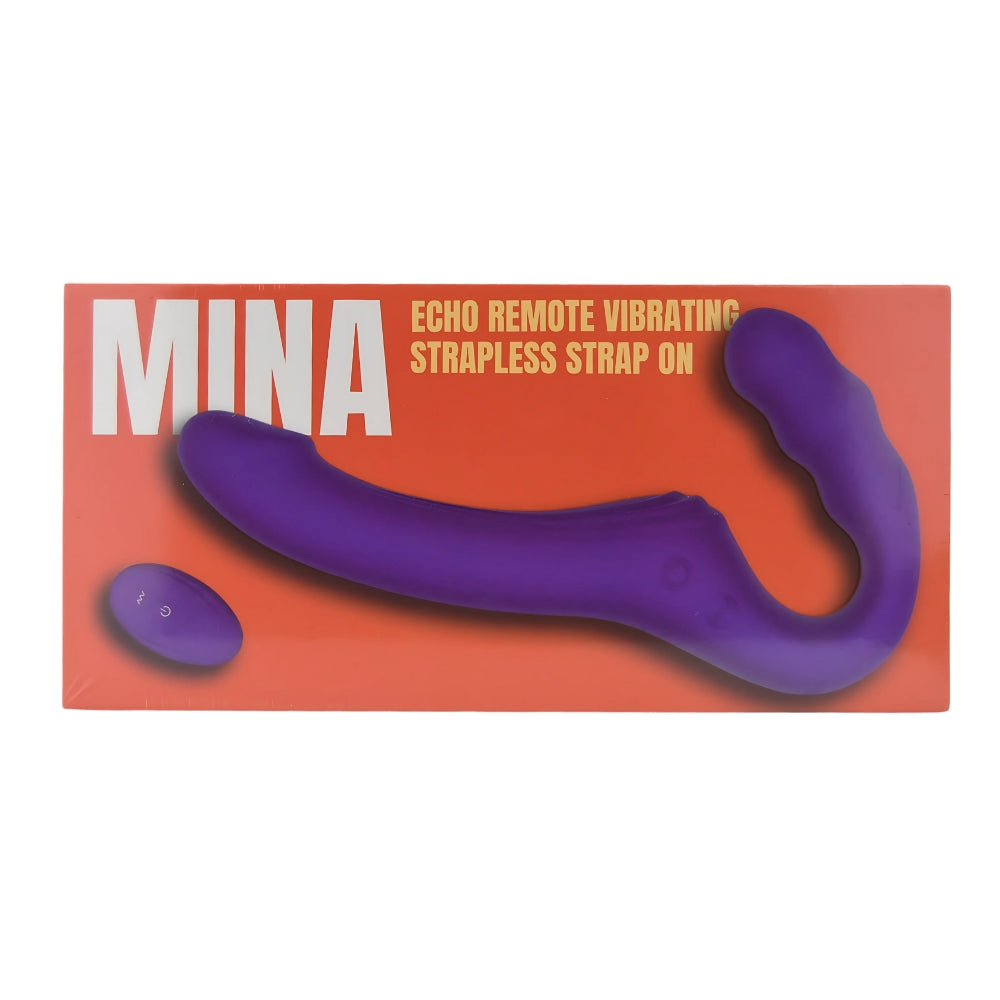 Mina echo remote vibrating strapless strap on - strap ons peaches and screams