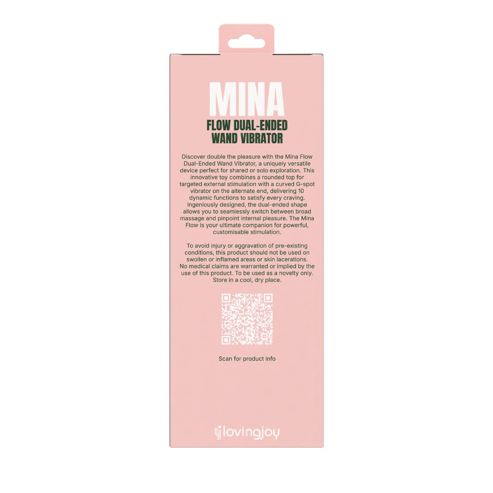 Mina flow dual ended wand vibrator - wand vibrators peaches and screams
