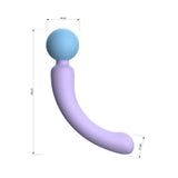 Mina flow dual ended wand vibrator - wand vibrators peaches and screams