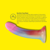 Mina iridescent silicone dildo - dildos peaches and screams