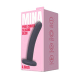 Mina pure curved silicone dildo 6.5 inch - dildos peaches and screams