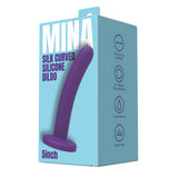 Mina silk curved silicone dildo 5 inch - dildos peaches and screams