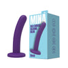 Mina silk curved silicone dildo 5 inch - dildos peaches and screams