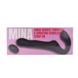 Mina surge remote thrusting & vibrating strapless strap on - strap ons peaches and screams