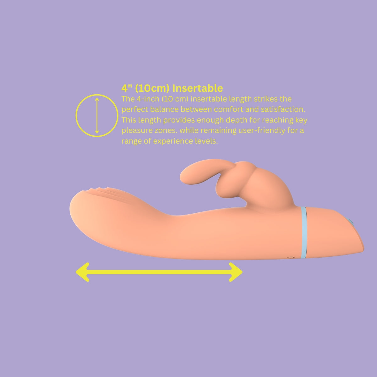 Mina thrill g-spot rabbit vibrator - rabbit vibrators peaches and screams