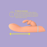 Mina thrill g-spot rabbit vibrator - rabbit vibrators peaches and screams