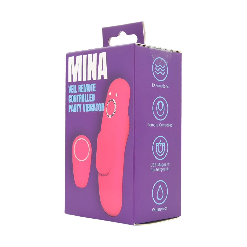 Mina veil remote controlled panty vibrator - clitoral vibrators peaches and screams