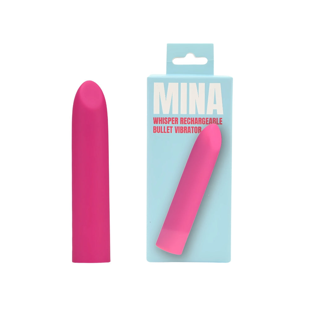 Mina whisper rechargeable bullet vibrator - clitoral vibrators peaches and screams