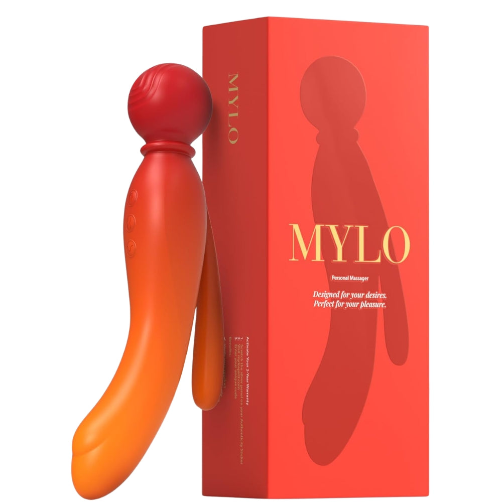 Mylo 3 in 1 body wand massager fire - wand vibrators peaches and screams