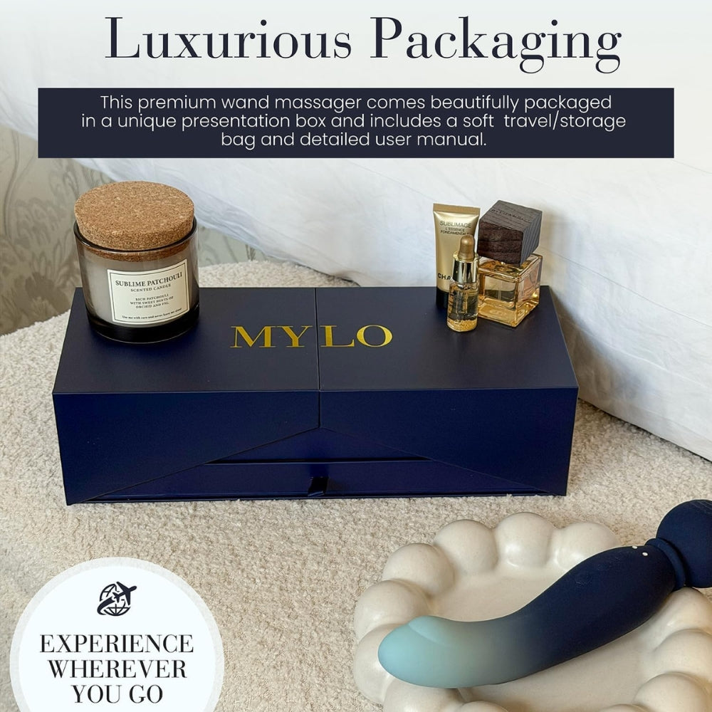Mylo 3 in 1 body wand massager water - wand vibrators peaches and screams