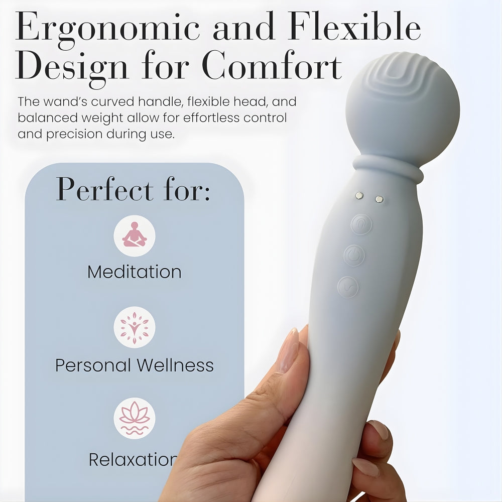 Mylo 3-in-1 body wand massager with independent motors - wand vibrators peaches and screams