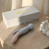 Mylo 3-in-1 body wand massager with independent motors - wand vibrators peaches and screams