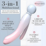 Mylo 3-in-1 body wand massager with independent motors - wand vibrators peaches and screams