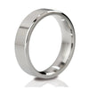 Mystim duke stainless steel polished metal cock ring - peaches and screams