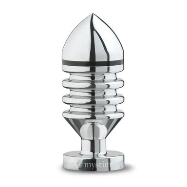 Mystim Hector Helix Large Aluminium Butt Plug - Peaches and Screams