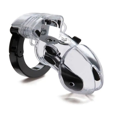 Mystim no 1 Estim Clear Chastity Cock Cage for Him - Peaches and Screams