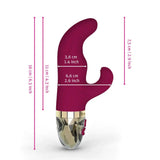 Mystim silicone pink extra powerful mini rabbit vibrator - peaches and screams