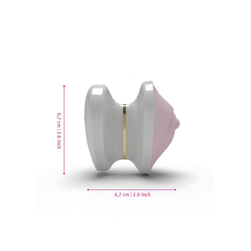 Mystim silicone pink rechargeable clitoral stimulator - peaches and screams