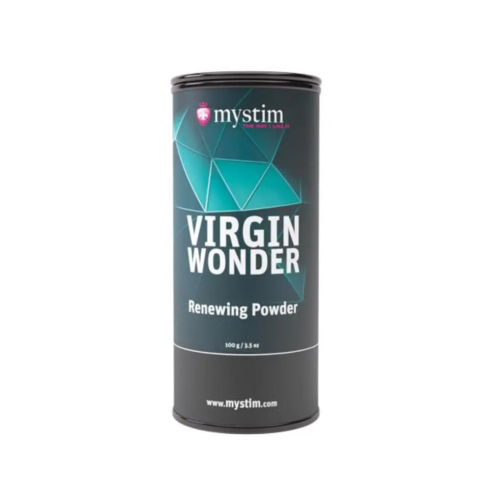 Mystim virgin wonder renewing powder 100g for silicone toys - peaches and screams